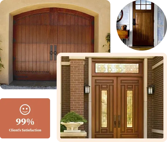custom wooden door price in uae